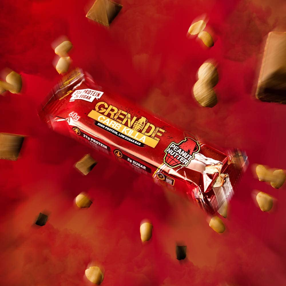 High Protein and Low Carb Bar, 12 X 60 G - Peanut Nutter