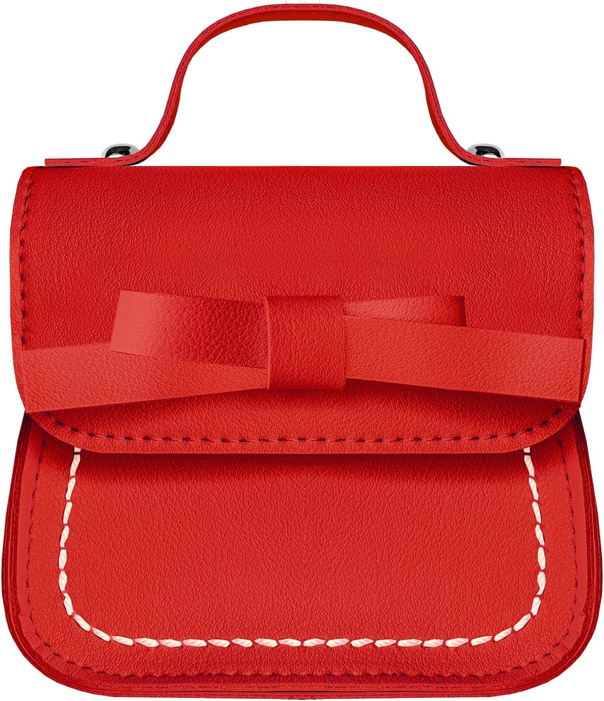 Girls Mini Shoulder Bag Little Girls Handbag with Bow Knot Mini Flap Bag Purse Small Wallet Bag Crossbody Bag for Girls Kids Toddler Age 2-5 Years Old Height 80-110Cm/31.5"-43.3"