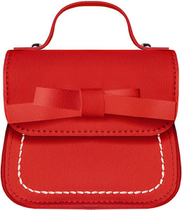 Girls Mini Shoulder Bag Little Girls Handbag with Bow Knot Mini Flap Bag Purse Small Wallet Bag Crossbody Bag for Girls Kids Toddler Age 2-5 Years Old Height 80-110Cm/31.5"-43.3"