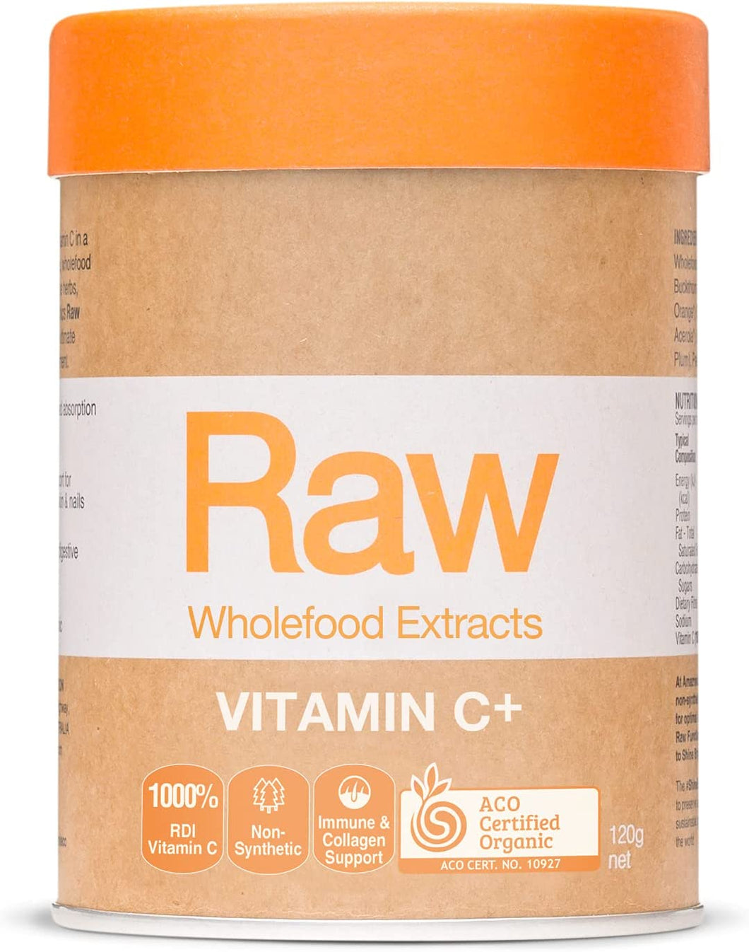Raw Nutrients Vitamin C 120G