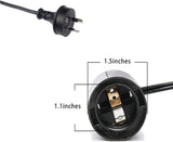E27 Hanging Lantern Cord Cable, 2 Packs 3.7M Light Lamp Cord Set Plug in Hanging Light Kit with On/Off Switch for Bedroom Plant Growth Light