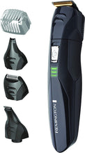 Load image into Gallery viewer, 5-In-1 Titanium Multi-Grooming Kit, PG6024AU, Cordless Rechargeable Groomer + Accessories (Beard Trimmer, Mini Foil Shaver, Nose and Ear Trimmer, Arc Detail Trimmer and Adjustable Comb) - Black
