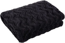 Load image into Gallery viewer, Luxurious Faux Fur 500GSM Electric Heated Coral Fleece Throw Rug Snuggle Blanket Reversible Adjustable 9 Heat Settings with LED Display Detachable Controller - 160X120Cm (Charcoal)
