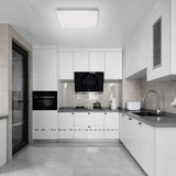 Flush Mount LED Ceiling Light Fixture with Remote,13.4 Inch 30W Square Dimmable Surface Mount Ceiling Lamp for Kitchen Bedroom Utility Laundry Closet Room, 3000K-6500K