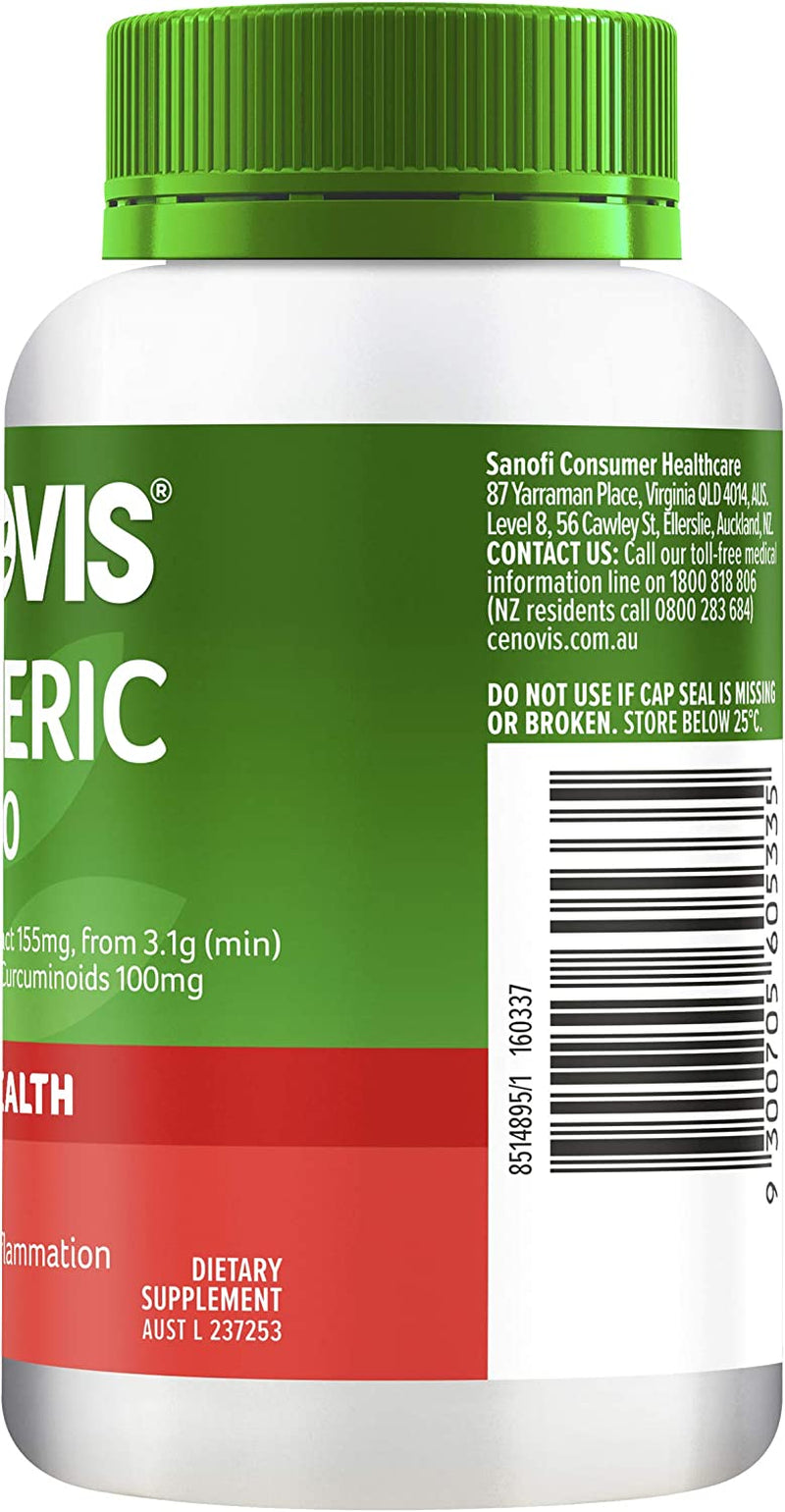 Turmeric 3100 with Curcuminoids for Joint Health, Relieve Mild Joint Pain and Inflammation, Support Liver Health Used in Traditional Western Herbal Medicine, 80 Capsules