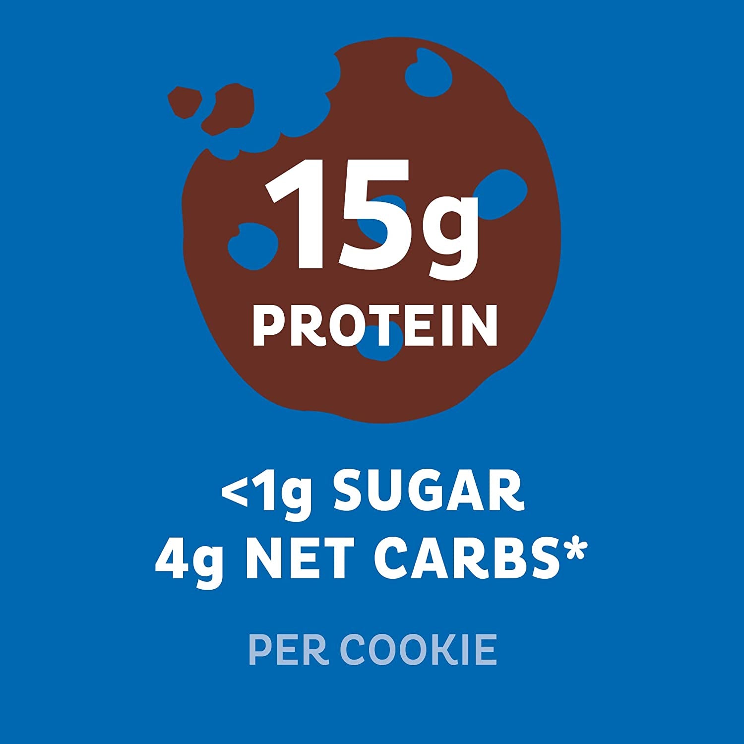 Chocolate Chip Protein Cookie, Keto Friendly, High Protein, Low Carb, 12 Count