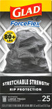 Forceflex Garbage Bags, 25 Count