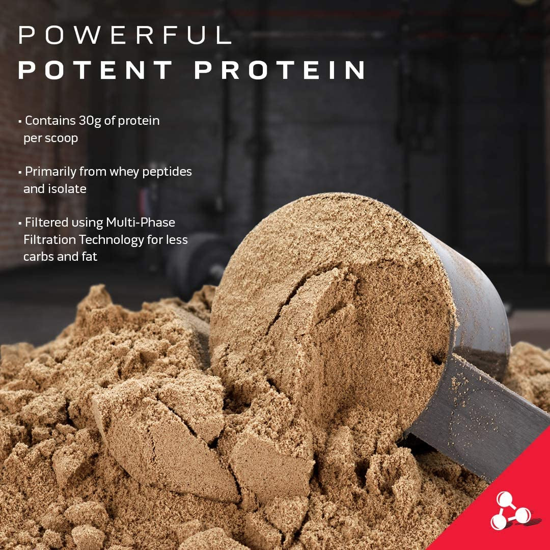 Whey Protein Powder,  Nitro-Tech Whey Protein Isolate + Peptides, Lean Protein Powder with Creatine, Sports Nutrition Protein Powder for Men & Women, Chocolate, 1.81Kg (40 Servings)
