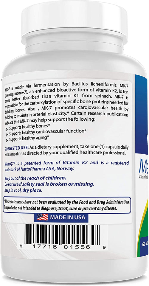 MK-7 100 Mcg 60 Vcaps