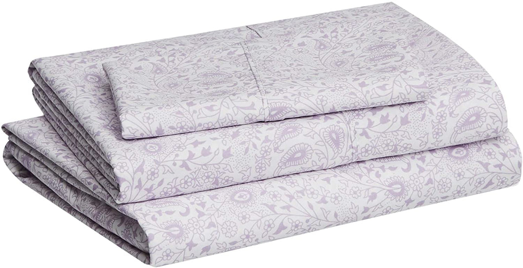 Lightweight Super Soft Easy Care Microfiber Bed Sheet Set with 14