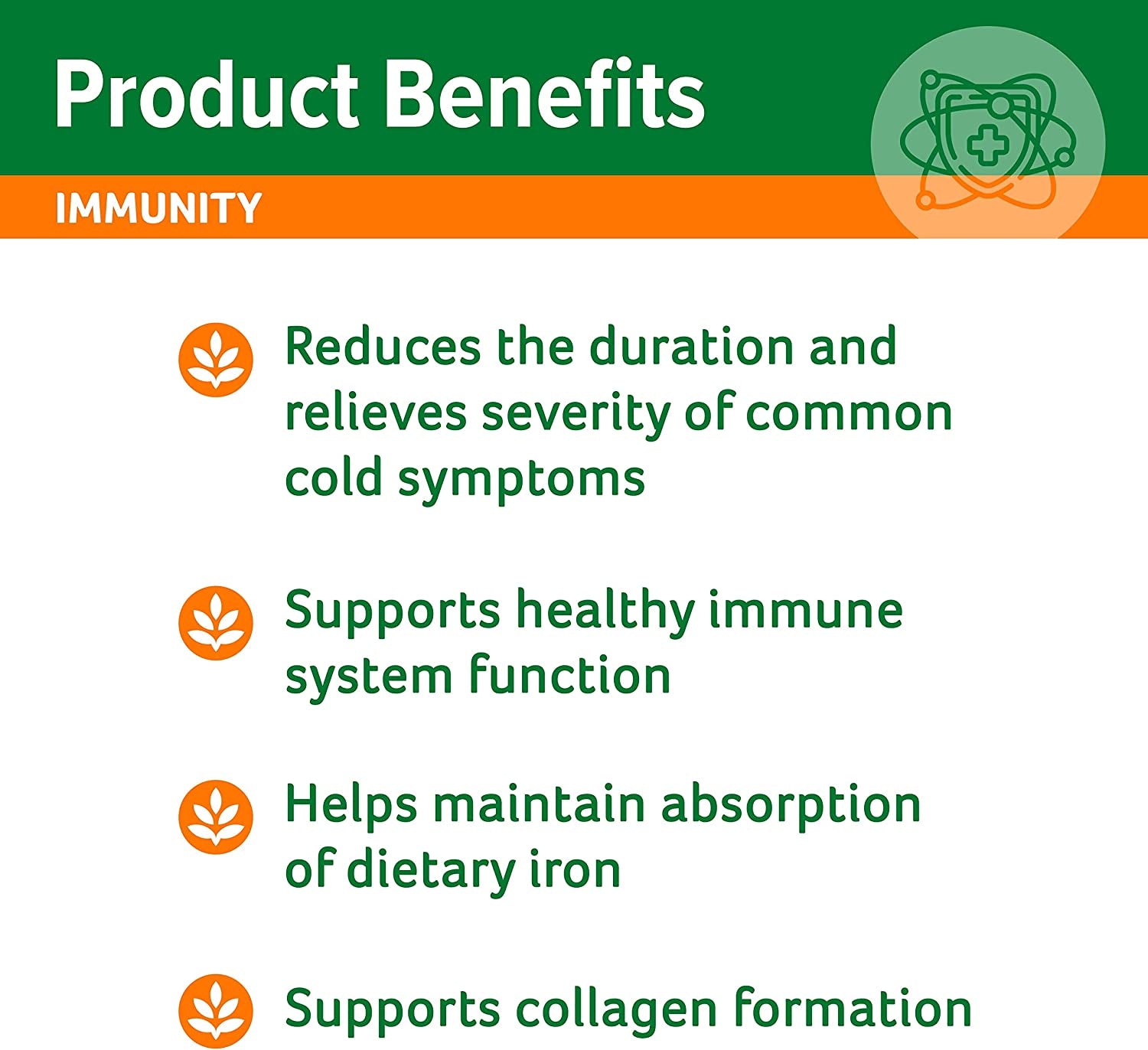 Sugarless Vitamin C for Immune Support 500Mg - Reduces the Duration and Relieves Severity of Common Cold Symptoms - 300 Orange Flavour Chewable Tablets