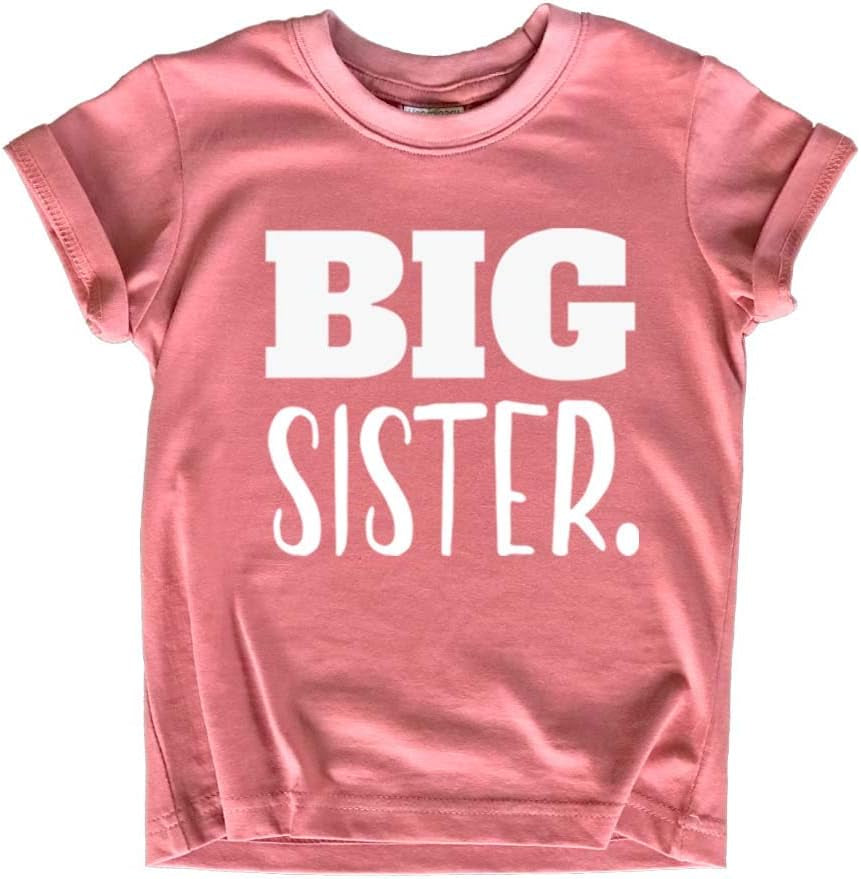 Big Sister Shirt Big Sister Announcement Toddler Shirts Promoted to Girls Outfit