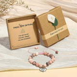 Happy Birthday Gifts for 5-25 Year Old Girls, Birthday Braided Beads Bracelet Gifts for Age 5 to 25 Daughter Granddaughter Niece