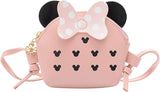 Little Girls Crossbody Purse Toddler Mini Cute Princess Handbag Shoulder Messenger Bag for Kids, a Mouse Pink, Medium, Durable
