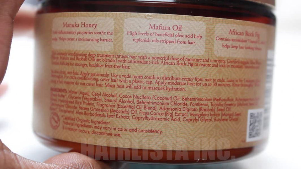 Manuka Honey and Marfura Oil Intensive Hydration Masque, 340 Ml