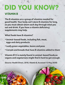 Vitamin B Complex with B3, B6 + B12 for Energy, Supports Energy Levels, 150 Tablets