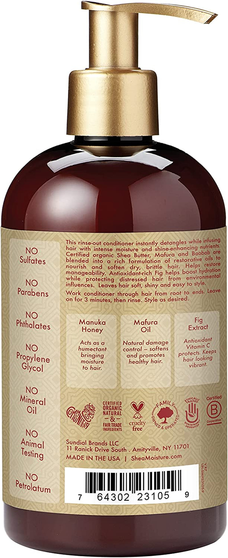Manuka Honey and Marfura Oil Intensive Hydration Conditioner, 384 Ml, 13 Oz (764302231059)