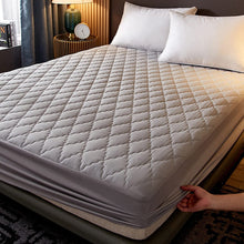 Load image into Gallery viewer, Queen Mattress Protector, Premium Cotton 100Percent Waterproof Mattress Cover Protectors - Gray (Queen -153X203 Cm), BP-G-Q01-1

