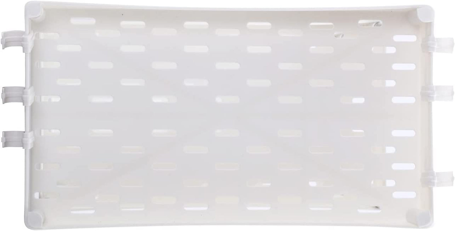 Kitchen Trolley Island Cart with Wheel Stainless Steel Storage Organiser Space-Saving/Extra Storage Space for Items Made with High-Quality Polythene and Steel - White (3-Tier 40X22X60Cm)
