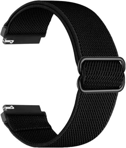 Nylon Wrist Band Strap for Garmin Venu 2 plus Nylon Elastic Strap for Garmin Forerunner 245 245M 645 158 /Venu SQ 2 Watchband (Color : A, Size : for Forerunner 245 245M)