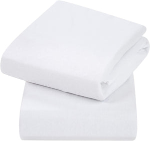 Waterproof Mattress Protector, Cotton Fitted Sheet for Small Double Bed - White 120X190X30 Cm