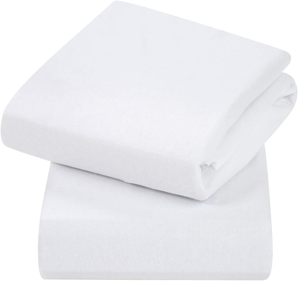 Waterproof Mattress Protector, Cotton Fitted Sheet for Small Double Bed - White 120X190X30 Cm