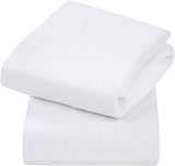 Waterproof Mattress Protector, Cotton Fitted Sheet for Small Double Bed - White 120X190X30 Cm