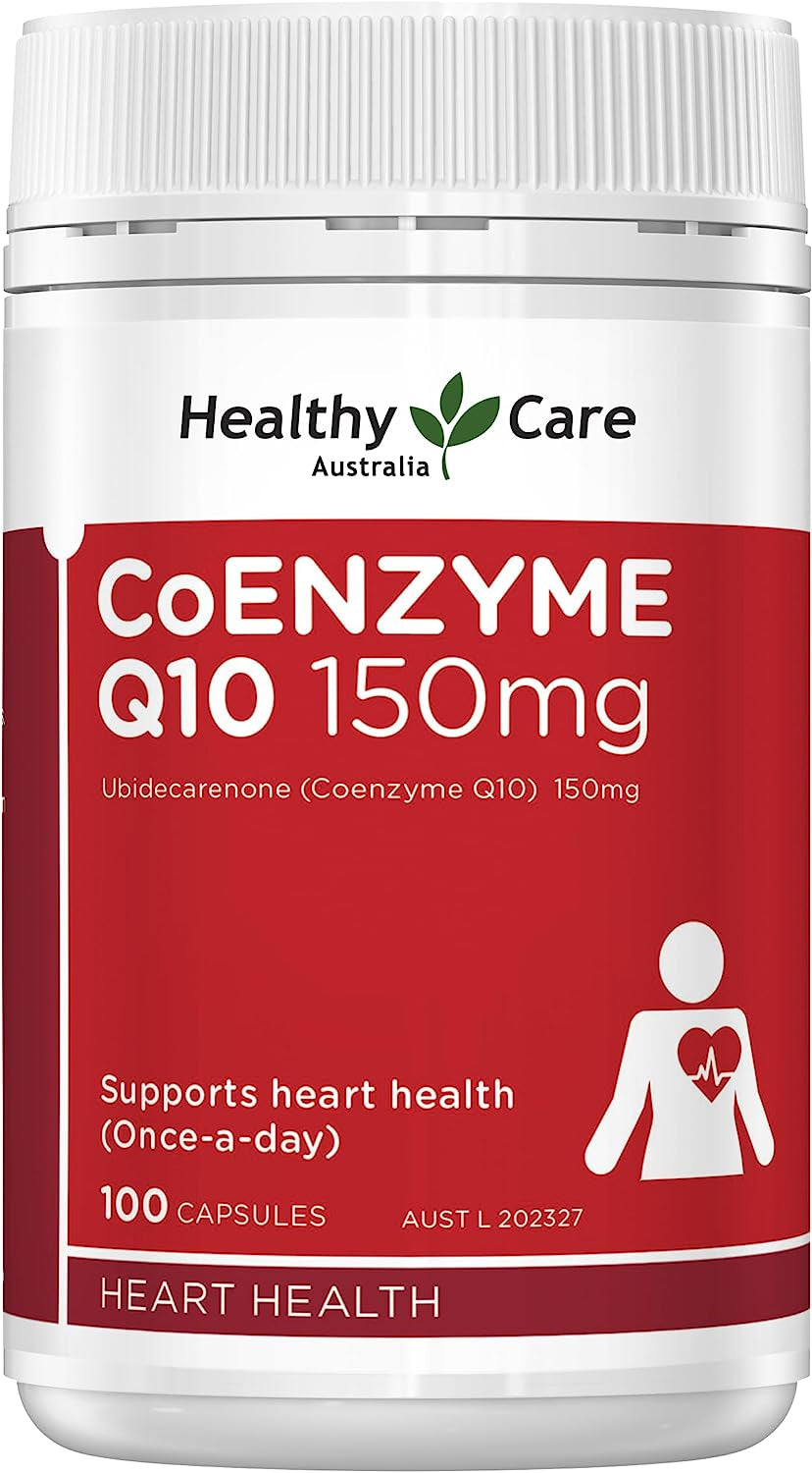 Coenzyme Q10 150Mg - 100 Capsules, Red | Supports Heart Health