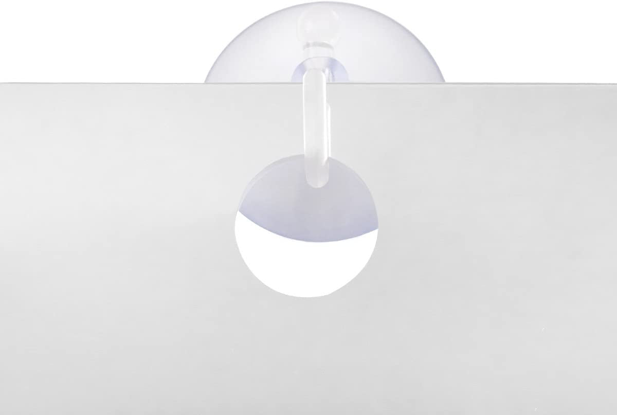 Fogless Shower Mirror Large Size with Suction Hook and Adhesive Hook Perfect for Shaving