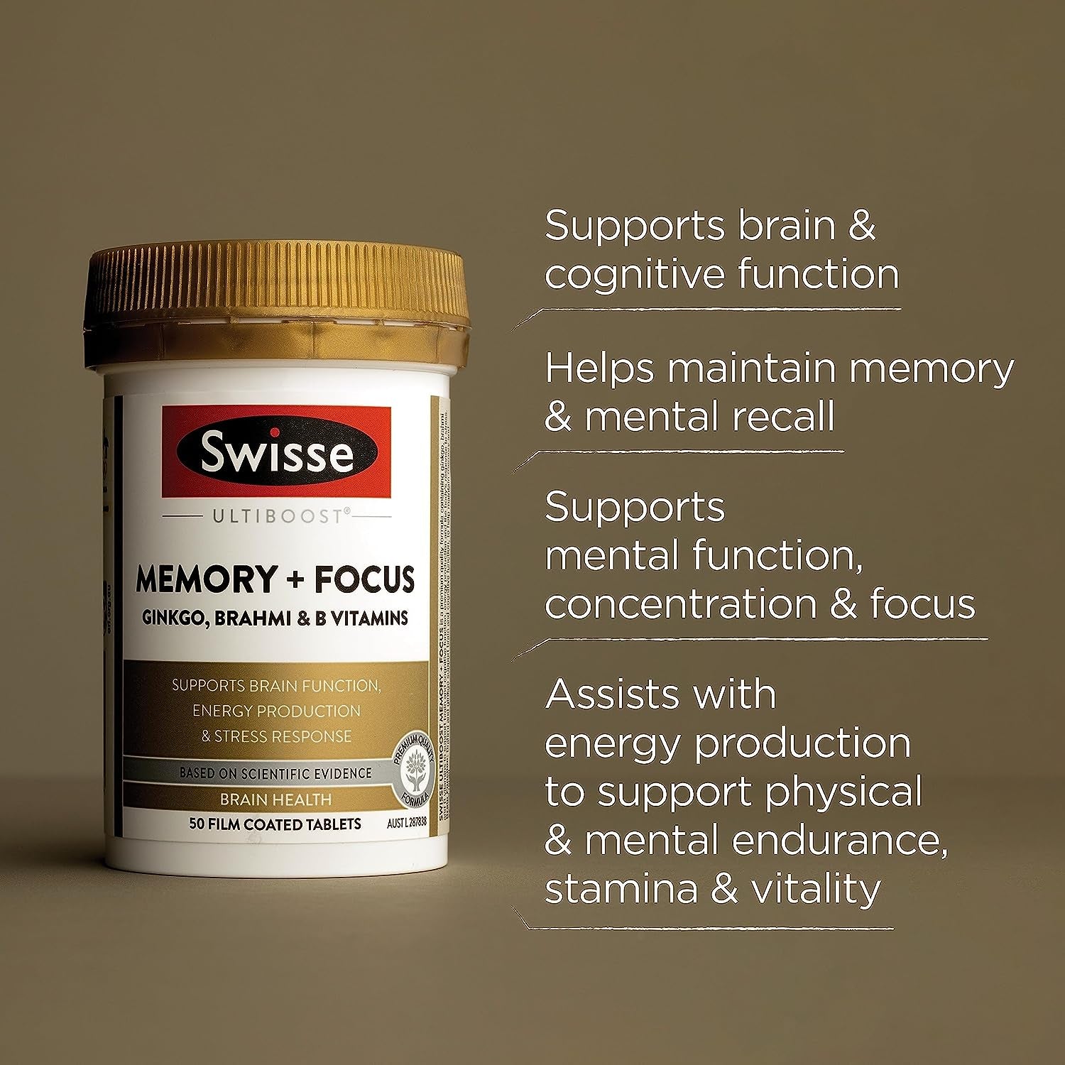 Ultiboost Memory + Focus, 50 Tablets