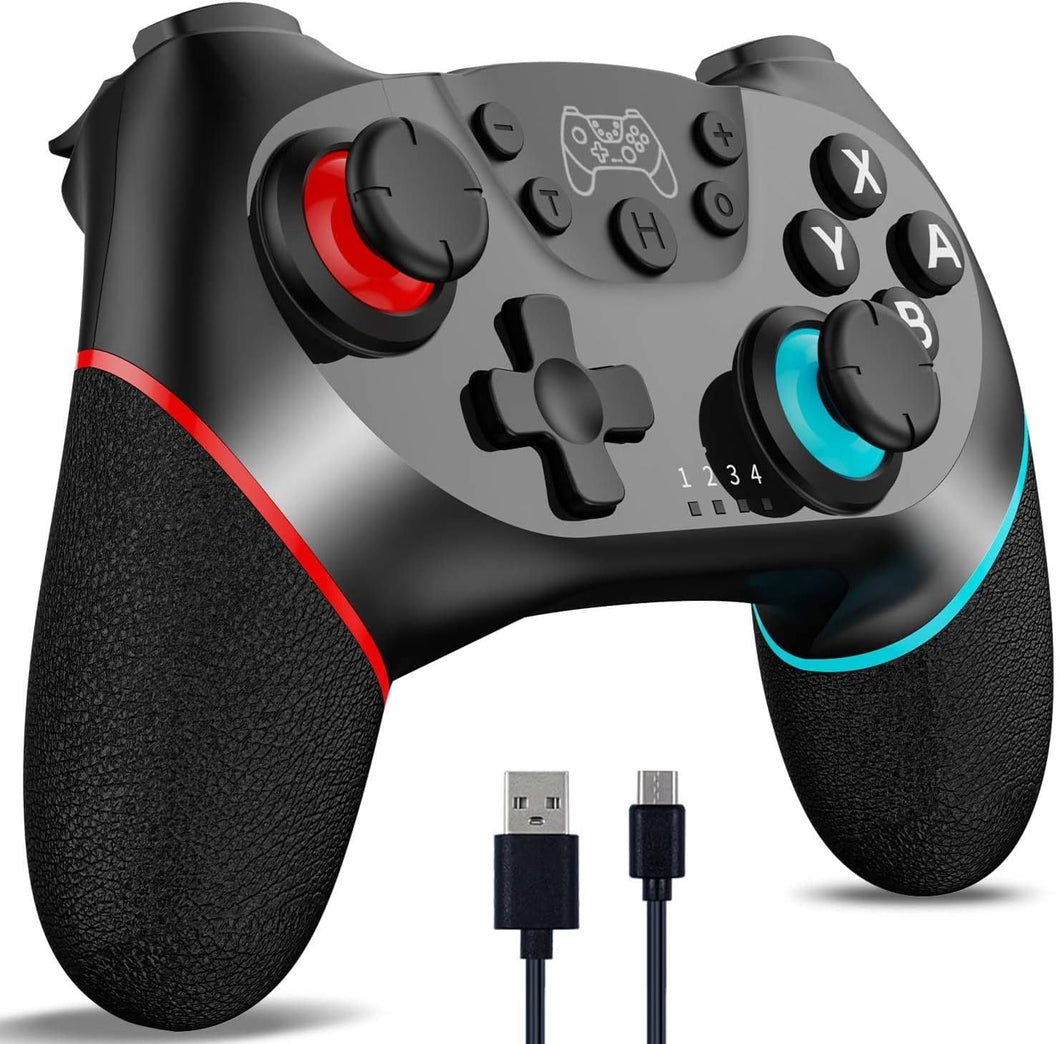 [2023 New Version]  Wireless Switch Controller, Switch Pro Controller Remote Gamepad Compatible with Switch/Lite/Oled, with 6-Axis Gyro, Dual Motors, Wake-Up and Turbo Function