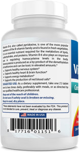 Vitamin B6 50 Mg 250 Tablets