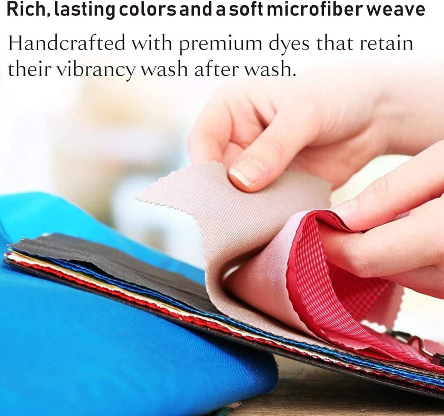 2000TC Fitted Sheet King Size -Premium Microfiber Fitted Bottom Sheet Only- Ultra-Soft Wrinkle Free -Fitted Bedding Sheet Fits Mattress Deep Pocket up to 36 Cm for Home&Hotel (Biscay Blue)