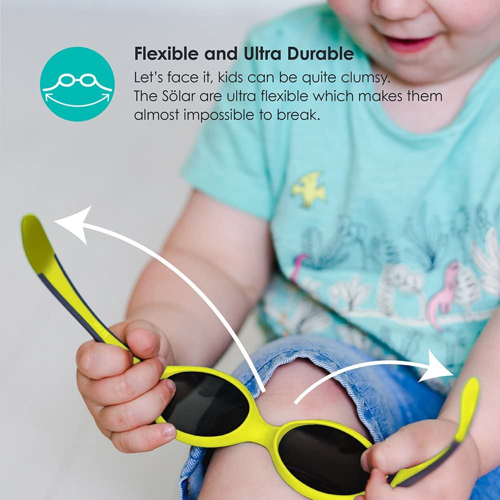 - Sölar - Flexible & Reversible Toddler UV Polarized Sunglasses (Aqua)