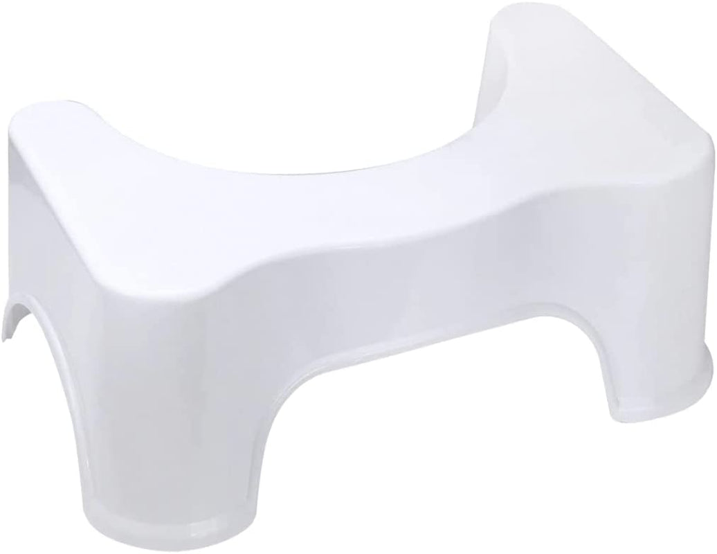 Bathroom Toilet Stool, Foot Step Stool, Footstools, for Constipation Piles Relief Foot Stool - Anti-Slip Bathroom Accessories (Light Grey)
