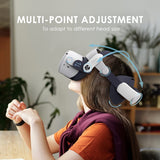 M2 plus Head Strap,Compatible with Meta Quest 2 ,Enhanced Comfort and Reduce Facial Stress,Vr Accessories