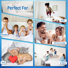 Load image into Gallery viewer, 100-Percent Cotton Dust Mite &amp; Allergy Control Mattress Protector, Cotton, White, California King
