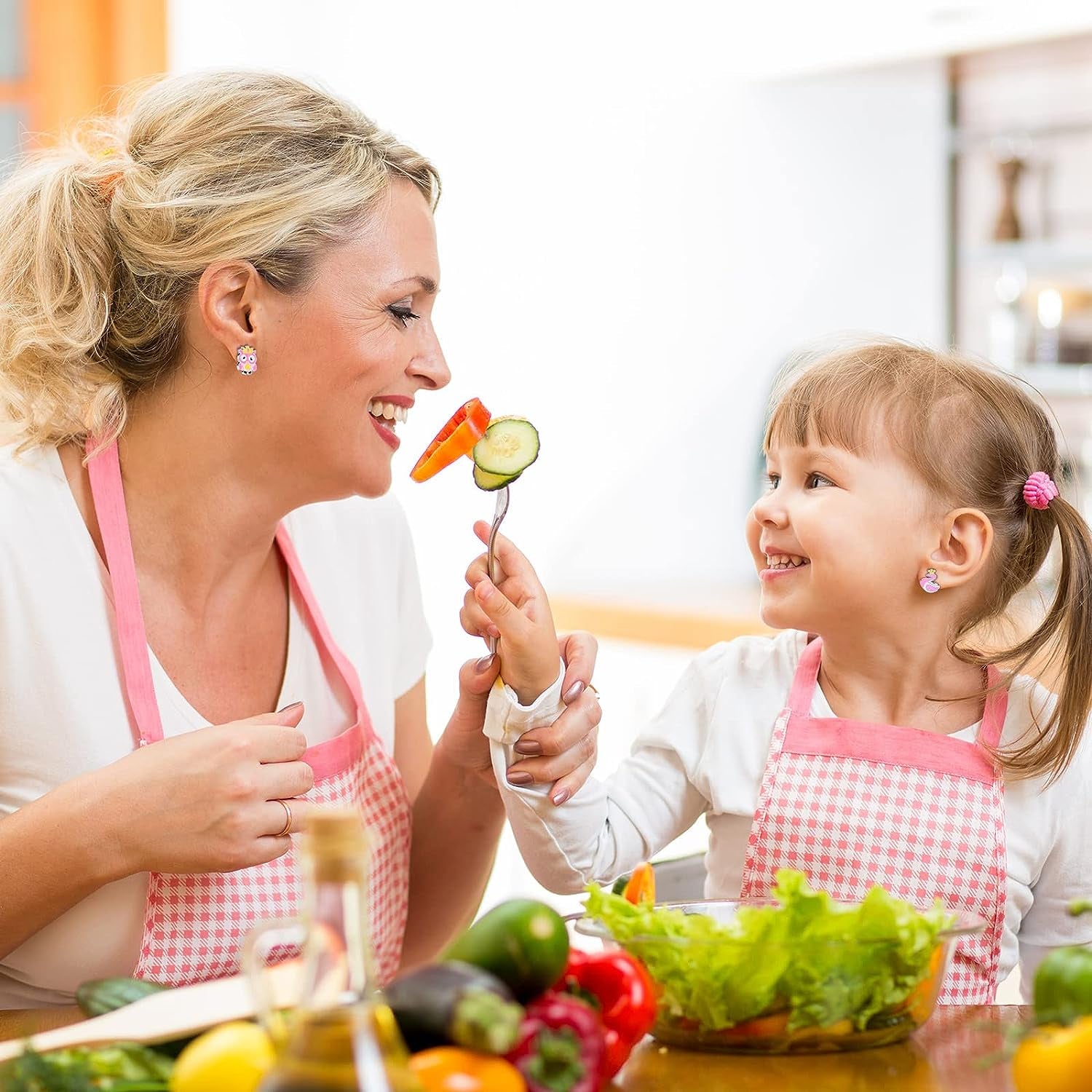 33/30 Pairs Hypoallergenic Earrings for Girls Sensitive Ears with Stainless Steel Post -Assorted Cute Stud Earrings for Teens Girls Women