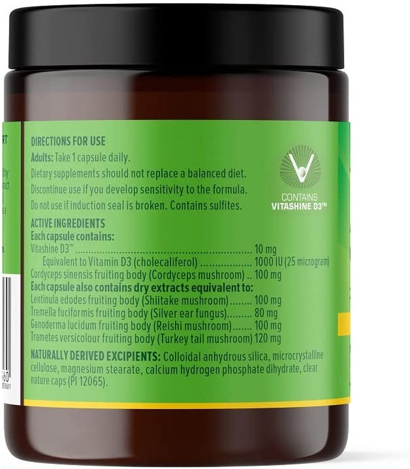 Plant Based Vitamin D Supplement 60 Vegecaps