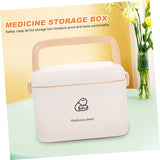 Box Medicine Storage Large Makeup Case First Aid Container Cosmetic Cases for Traveling Time Lock Box Household Medicine Box Storage Box with Lock Medicine Cabinet Cosmetics Box