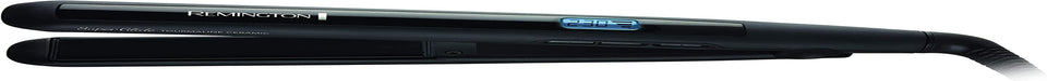 Super Glide Ceramic Hair Straightener (AU Plug), Digital Heat Settings up to 230°C + LCD, 15 Second Fast Heat Up, 110Mm Tourmaline Ceramic Plates Prevent Frizz - Black