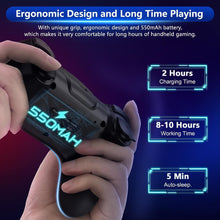 Load image into Gallery viewer, [2023 New Version]  Wireless Switch Controller, Switch Pro Controller Remote Gamepad Compatible with Switch/Lite/Oled, with 6-Axis Gyro, Dual Motors, Wake-Up and Turbo Function
