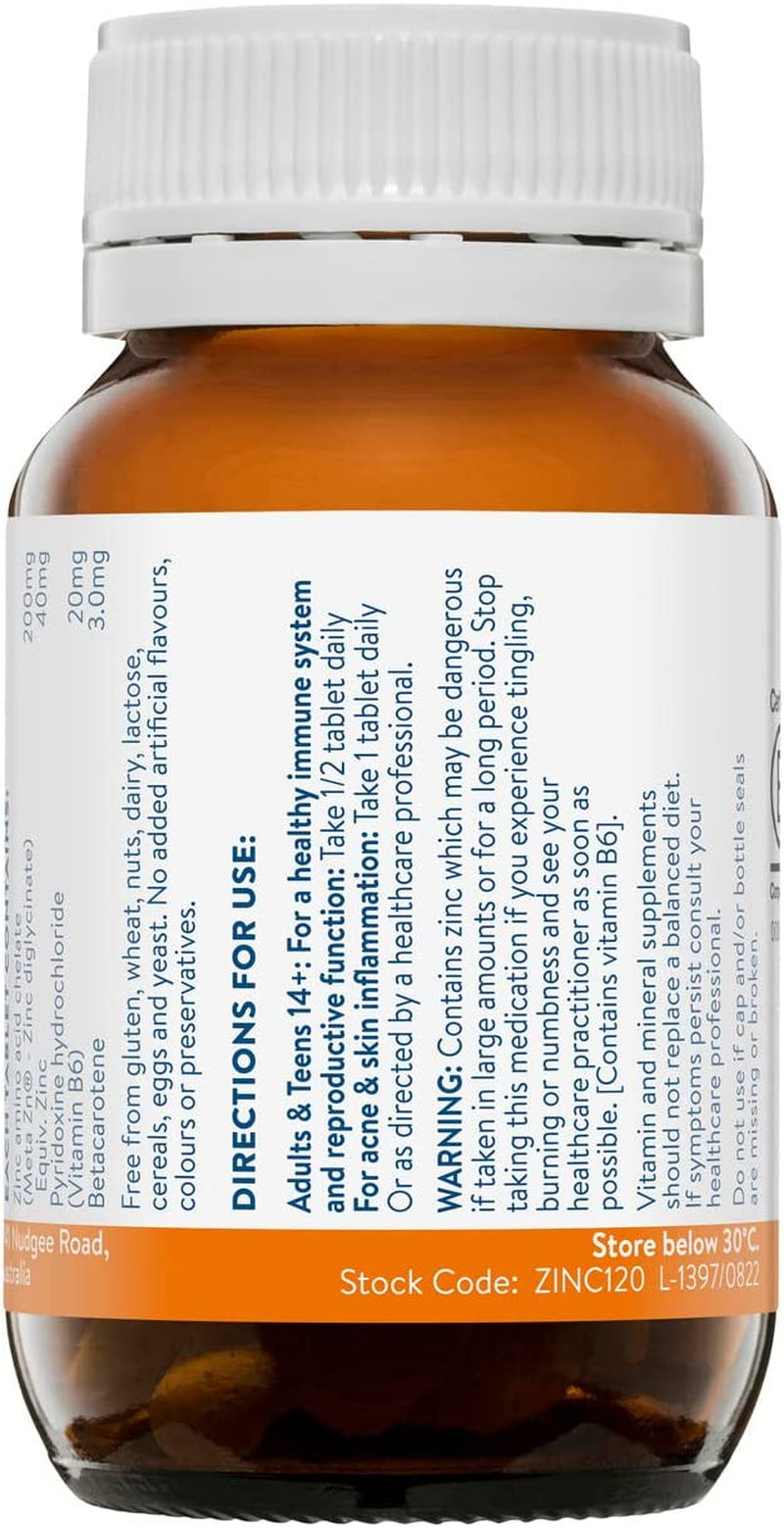 Mega Zinc 40Mg 120 Tablets