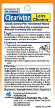 Load image into Gallery viewer, Lens Cleaner Alcohol Pre Moist Glasses Cleaning Wipe, 60 Count
