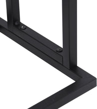 Load image into Gallery viewer, Freestanding Towel Rack Indoor Washroom Bathroom Towel Hanger Storage Shelf Holder Home Decor Accessory Organiser Black Iron
