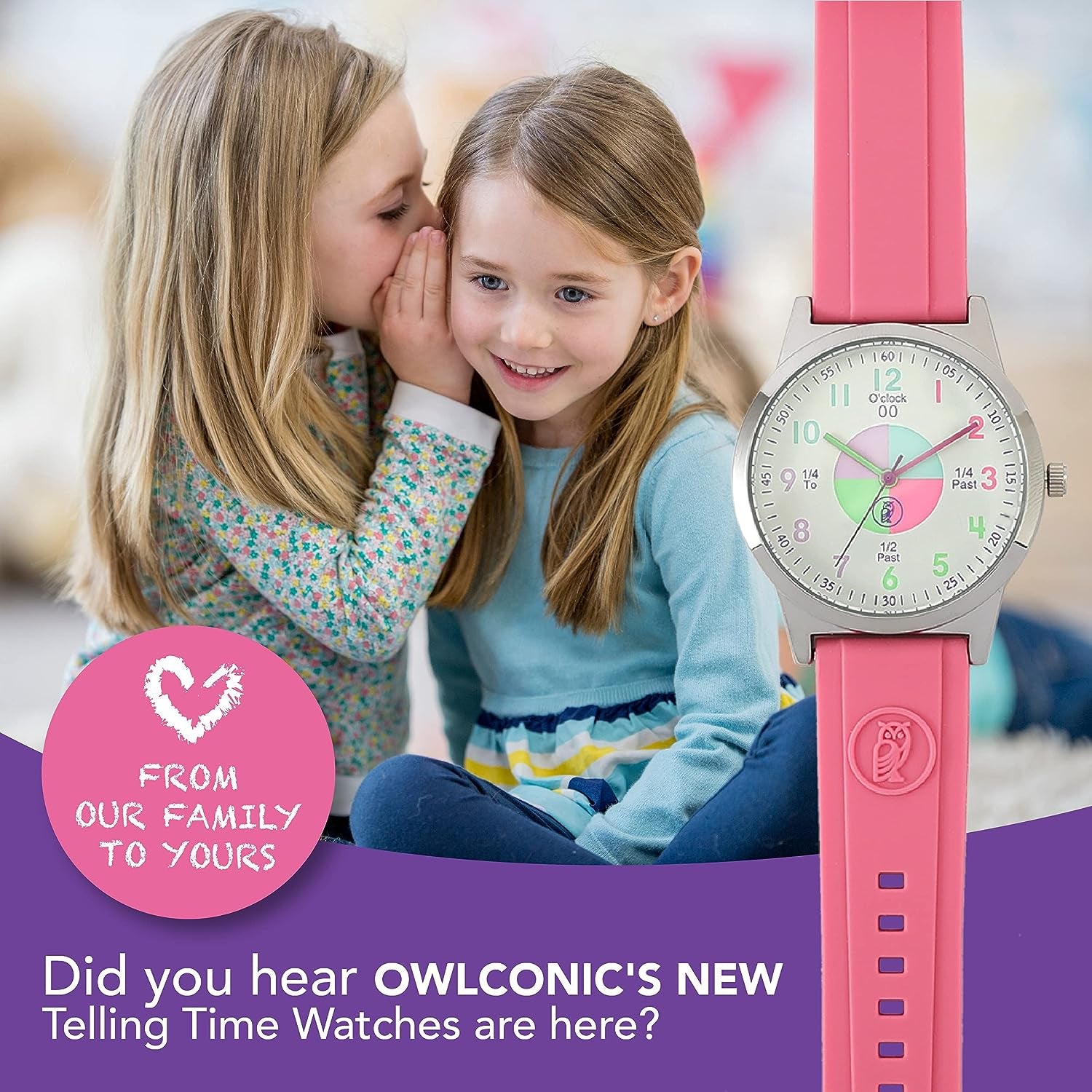 Kids Watch - Analog Watches for Kids. Great for Boys and Girls Aged 4+. Perfect Kids Analog Watch Telling Time Teaching Tool.