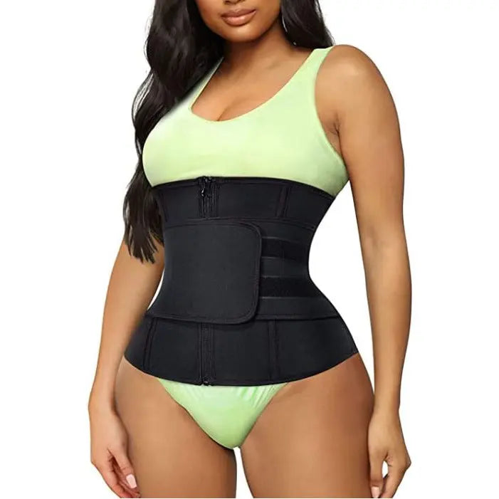 Women Waist Trainer Cincher Belt Tummy Control Sweat Girdle Workout Slim Belly Band for Weight Loss pattanaustralia