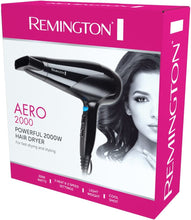 Load image into Gallery viewer, Aero 2000 Hair Dryer D3190AU, Personalises Heat to Your Hair, 2000W, Fast Drying and Styling, Black
