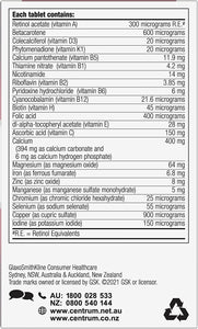 for Women, Multivitamin with Vitamins & Minerals to Support Energy, Immunity, Bone Health & Healthy Skin, 60 Tablets