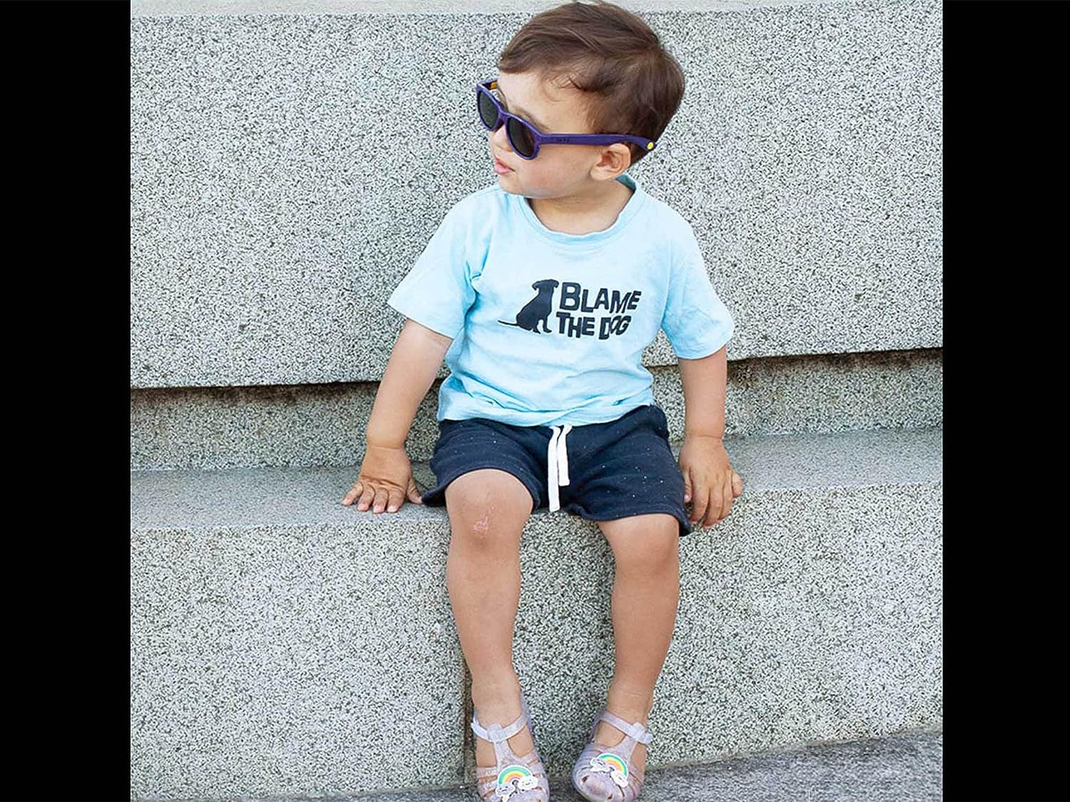 Whetu Ink Blue Flexible Kids Sunglasses | Girls Sunglasses, Boys Sunglasses | Flexible Children Sunglasses | Sunglasses for 2-6 Years Old